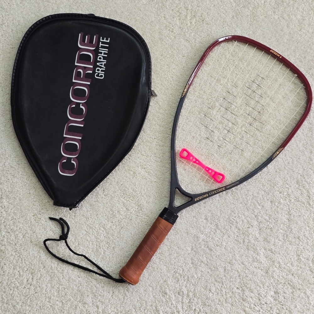 Ektelon Concorde Graphite Racquetball Racquet Super Small w Cover Vintage